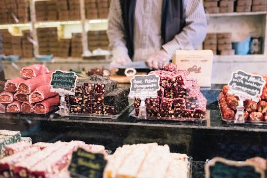 delicious pastries from a local bakery