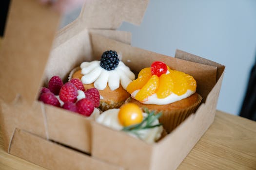 delicious cupcakes with colorful frosting